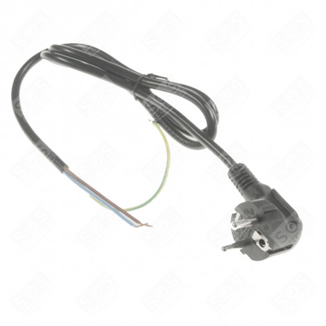 SCHWARZES NETZKABEL 1,0M DAMPFGARER, DAMPFKOCHER - SS-993897