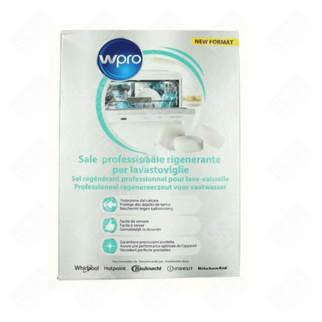 PROFESSIONELLER REGENERIERSALZ IN TABLETTEN - 1,8KG ORIGINAL SPÜLMASCHINE, GESCHIRRSPÜLER - 484010678188, SAT100