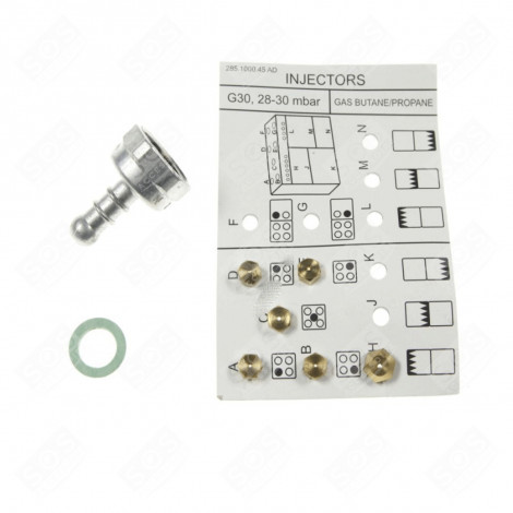 GASBRENNERDÜSEN-KIT BACKOFEN, KÜCHENHERD - 4431300022