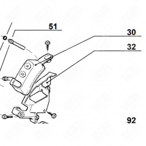 DAMPFROHRABDECKUNG KENNZEICHEN 32 KAFFEEMASCHINE, ESPRESSOMASCHINE - 503856