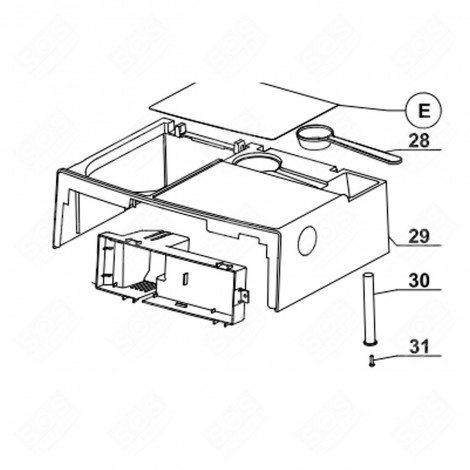 DECKEL KENNZEICHNUNG 29 KAFFEEMASCHINE, ESPRESSOMASCHINE - 503840