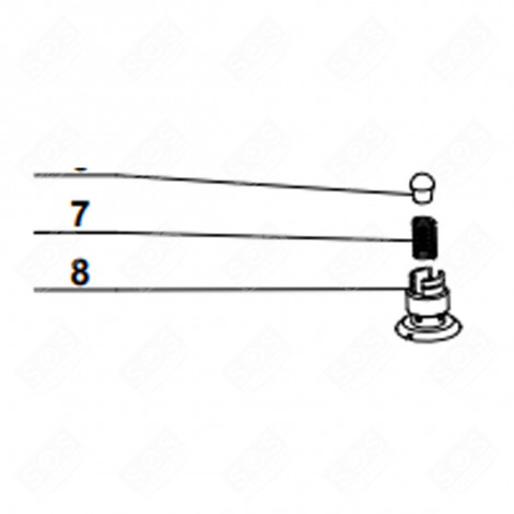 SCHRAUBE KLAPPE KAFFEEMASCHINE, ESPRESSOMASCHINE - 504837