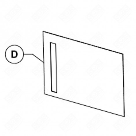 BODENPLATTE (KENNZEICHEN D) KAFFEEMASCHINE, ESPRESSOMASCHINE - 504856
