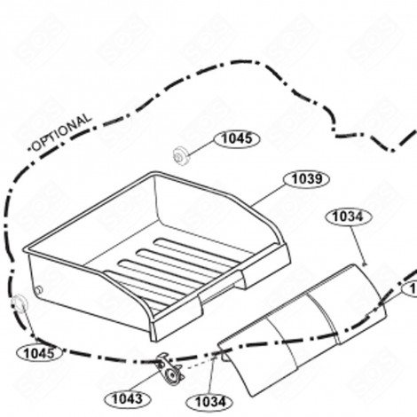 GEMÜSESCHUBLADE KÜHLSCHRANK, GEFRIERSCHRANK - 4317580100