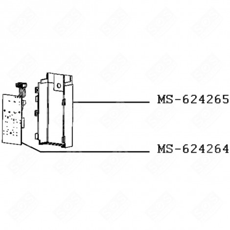 ELEKTRONIKKARTE KAFFEEMASCHINE, ESPRESSOMASCHINE - MS-624264