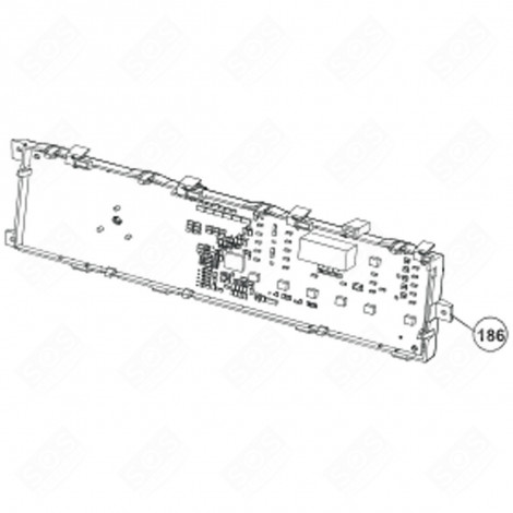 ELEKTRONISCHE KARTE, LEISTUNGSMODUL (KENNZEICHEN 186) WASCHMASCHINE - 2826920770