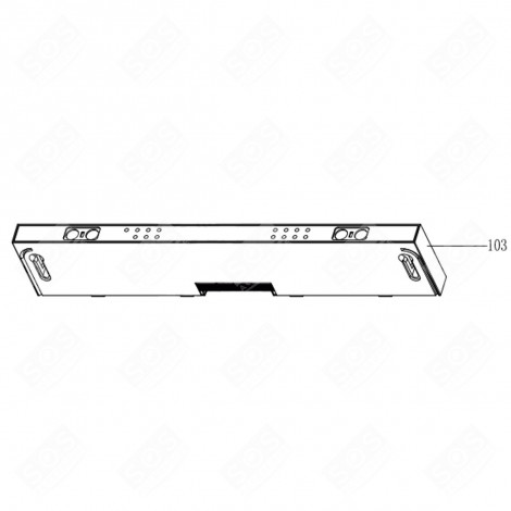 SCHALTTAFEL (KENNUNG 103) GESCHIRRSPÜLER, SPÜLMASCHINE - AS0033514