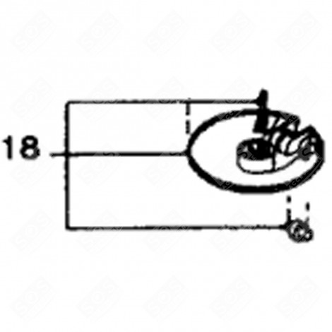 VORDERRAD (KENNZEICHNUNG 18) STAUBSAUGER - 482252870769