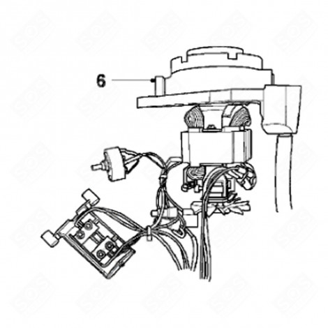 MOTOR (KENNZEICHEN 6) KÜCHENMASCHINE - 420303588530