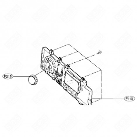 ELEKTRONIKPLATINE, LEISTUNGSMODUL (KENNZEICHNUNG F110) WASCHMASCHINE - EBR74143673