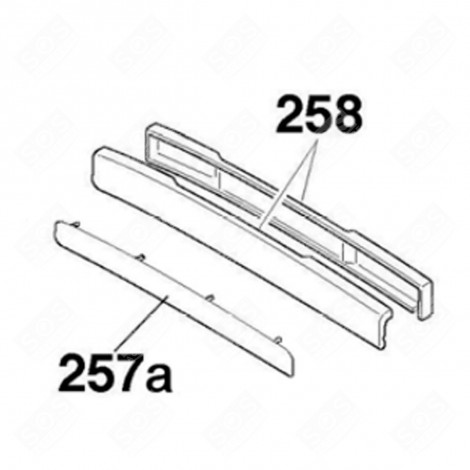 VORDERGRIFF (KENNZEICHEN 258) GESCHIRRSPÜLER, SPÜLMASCHINE - 41025566