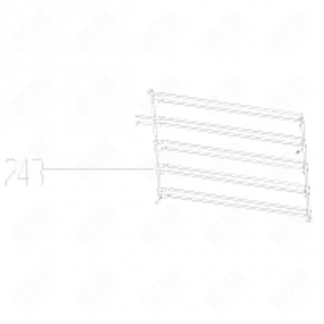 RECHTE GITTER (KENNZEICHNUNG 243) BACKOFEN, KÜCHENHERD - 240440195