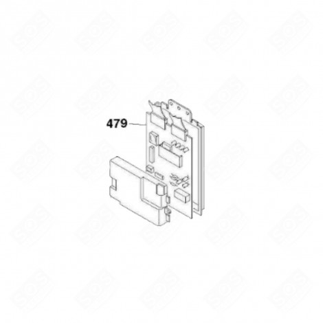 ELEKTRONISCHE KARTE, PROGRAMMIERTE MODUL (KENNZEICHNUNG 479) WASCHMASCHINE - 49038634