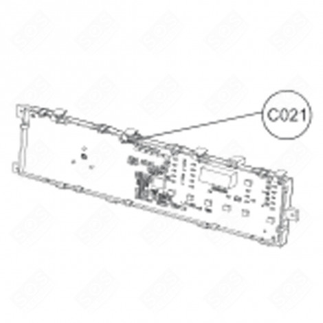 ELEKTRONISCHE KARTE, LEISTUNGSMODUL WASCHMASCHINE - 2331300900