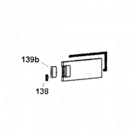 SCHLIESSFEDER DES VERDAMPFERS (KENNZEICHNUNG 138) KÜHLSCHRANK, GEFRIERSCHRANK - 49022659