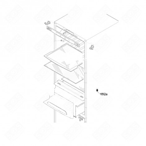 LCD-THERMOMETER REFERENZ 192A KÜHLSCHRANK, GEFRIERSCHRANK - 41006914