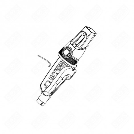 FRONTGEHÄUSE + GRAUER DICHTUNGSRING STAUBSAUGER - RS-2230001185, RS-2230001131