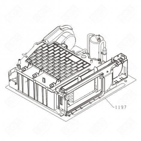 ENS. UNTERTEIL-SYSTEM (REFERENZ 1197) WÄSCHETROCKNER - 575684