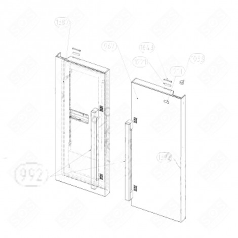 GRIFF (KENNZEICHNUNG 992) KÜHLSCHRANK, GEFRIERSCHRANK - 5703222600