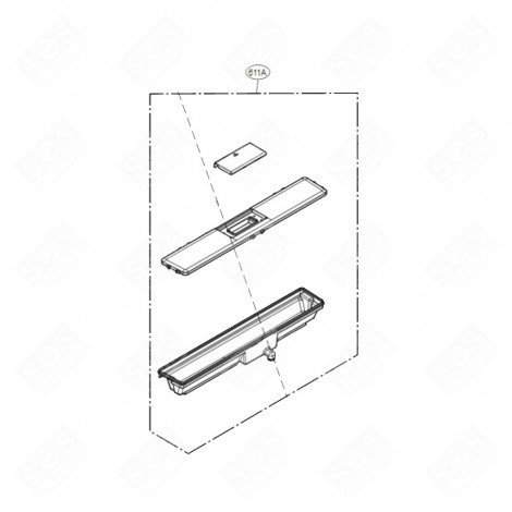 WASSERTANK REFERENZ 611A KÜHLSCHRANK, GEFRIERSCHRANK - AJL74652002