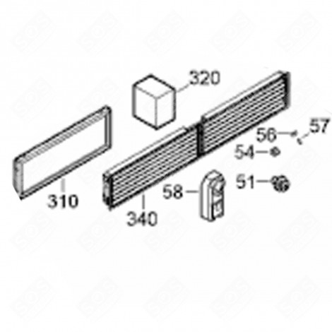 FILTER (KENNUNG 310) KÜHLSCHRANK, GEFRIERSCHRANK - 7044527