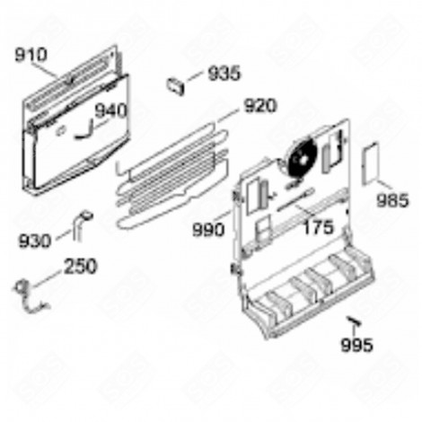 LAMELLENEVAPORATOR (KENNZEICHEN 910) KÜHLSCHRANK, GEFRIERSCHRANK - 5940821