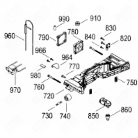 ELEKTROVENTIL (BEZUG 970) KÜHLSCHRANK, GEFRIERSCHRANK - 9503120