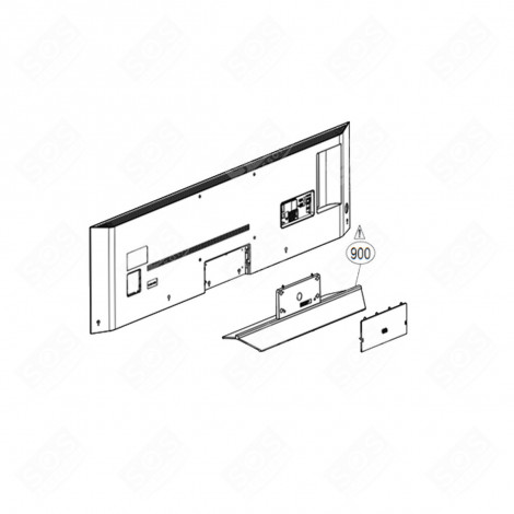 MONTIERTE BASIS NR. 900 FERNSEHER & TV - AAN75869605 AAN75869601