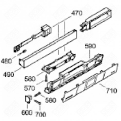 MAGNETRELAISSCHALTPLATINE (KENNUNG 480) KÜHLSCHRANK, GEFRIERSCHRANK - 6143505