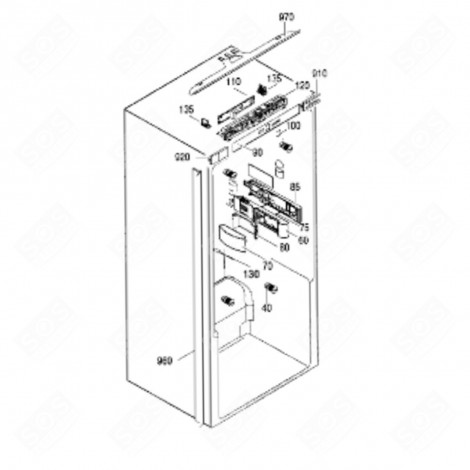 INTEGRIERTE PLATINE (KENNUNG 110) KÜHLSCHRANK, GEFRIERSCHRANK - 6144660