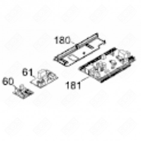 STEUERPLATINE (KENNUNG 181) KÜHLSCHRANK, GEFRIERSCHRANK - 6114395