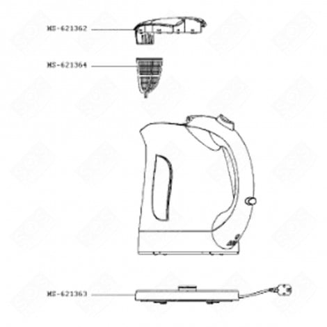 DECKEL WASSERKOCHER, KARAFFE - MS-621362