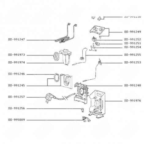 HALTERUNGSDICHTUNG (REFERENZ SS-991246) FRITTEUSE - SS-991246