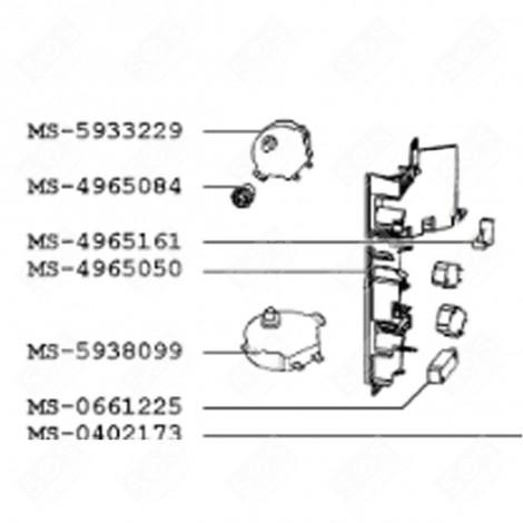 DREHTELLERMOTOR (KENNZEICHNUNG MS-5938099) MIKROWELLE, MIKROWELLENHERD - MS-5938099