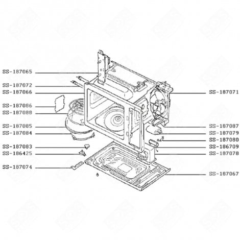 DIODE (SS-187080) MIKROWELLE, MIKROWELLENHERD - SS-187080