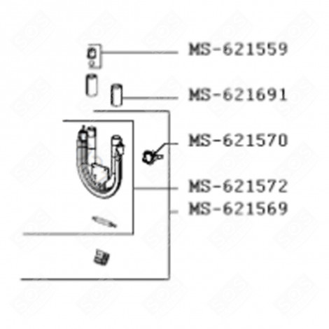 KAFFEEMASCHINE, ESPRESSOMASCHINE-WIDERSTAND 1100W + SICHERUNG (KENNZEICHNUNG MS-621572) KAFFEEMASCHINE, ESPRESSOMASCHINE - MS-621572