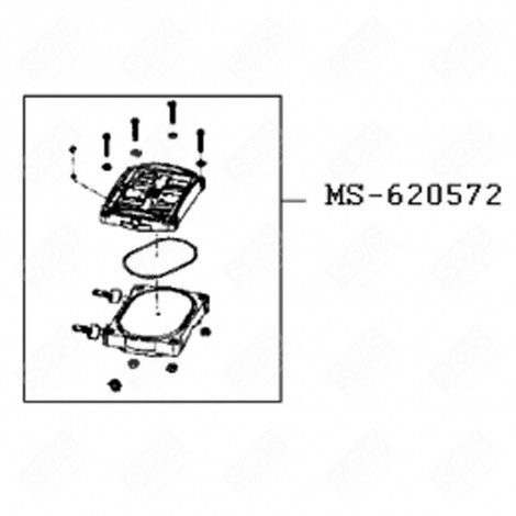 WIDERSTAND (KENNZEICHEN MS-620572) KAFFEEMASCHINE, ESPRESSOMASCHINE - MS-620572