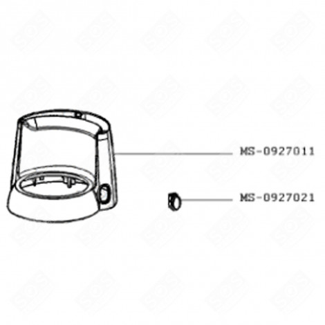 SCHALTER EIN-/AUS (BEZUG MS-0927021) KAFFEEMASCHINE, ESPRESSOMASCHINE - MS-0927021