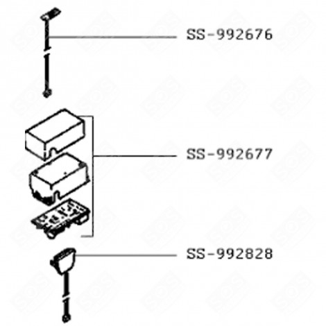 ELEKTRONISCHE PLATINE (KENNZEICHEN SS-992685) DAMPFGARER, DAMPFKOCHER - SS-992685