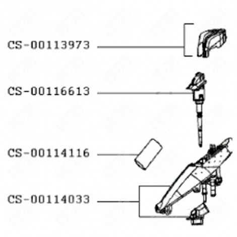 GRIFF VORNE (REP. CS-00114033) BÜGELEISEN, DAMPFBÜGELSTATION - CS-00114033