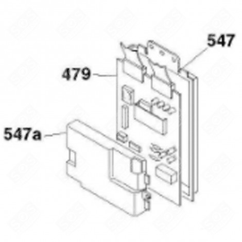 ELEKTRONIKKARTE, LEISTUNGSMODUL (POSITION 479) WASCHMASCHINE - 49021185