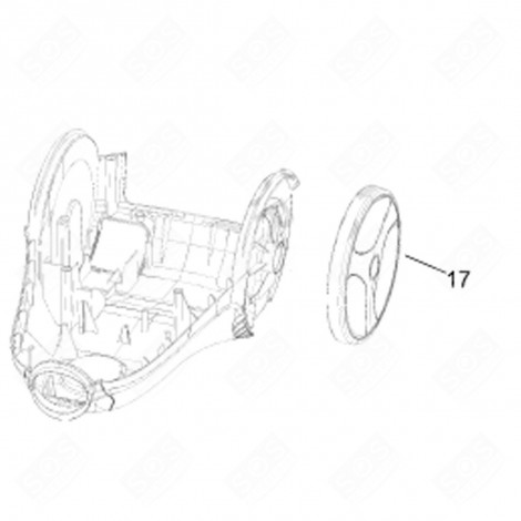 ROLLE HINTEN STAUBSAUGER - 49021128