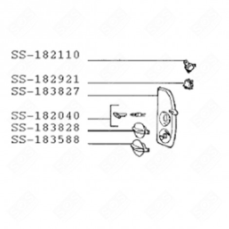 SCHARNIER (REFERENZ SS-183828) WÄSCHETROCKNER - SS-183828