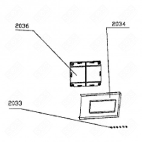 STEUERPLATINE (KENNUNG 2034) GESCHIRRSPÜLER, SPÜLMASCHINE - 66705