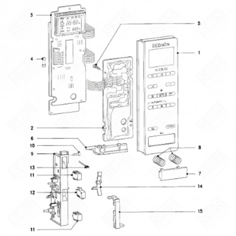 DRUCKSCHALTER (KENNZEICHEN 1) WASCHMASCHINE - 48077