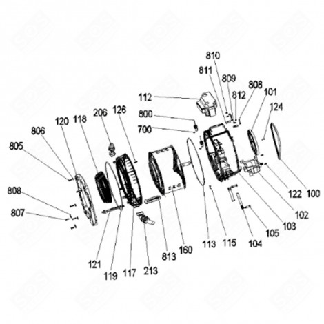 MOTOR (KENNZEICHEN 102) WASCHMASCHINE - 480111102065