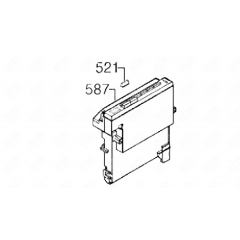 KONFIGURIERTE ELEKTRONIK (KENNZEICHNUNG 14) GESCHIRRSPÜLER, SPÜLMASCHINE - 973911539040015