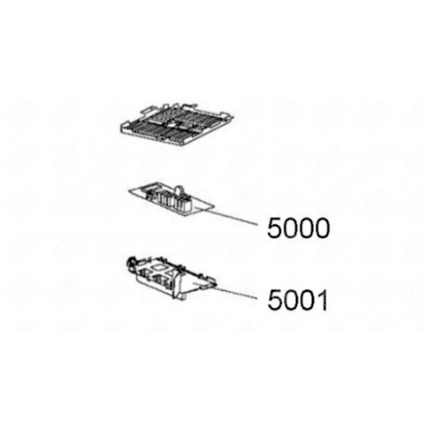 STEUERPLATINE (KENNUNG 5001) MIKROWELLE, MIKROWELLENHERD - 482000018897