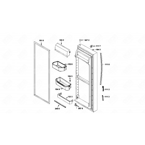 GRIFF (BEZUG 111 0) KÜHLSCHRANK, GEFRIERSCHRANK - 481246269037