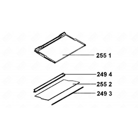 ABLAGE, REGAL KÜHLSCHRANK, GEFRIERSCHRANK - 481245088453